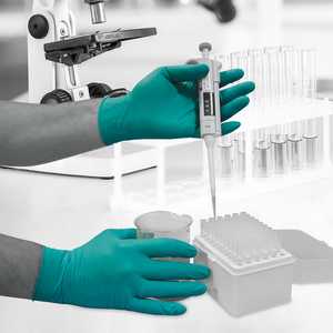 Bodyguards Finite Green Nitrile Powder Free Gloves