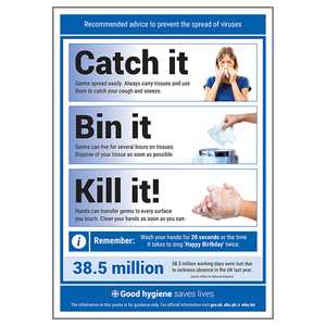 Catch It / Bin It / Kill It! Poster