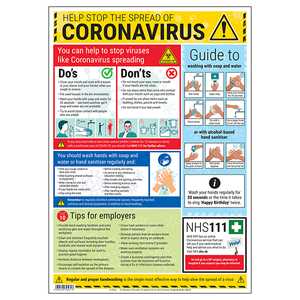 Coronavirus Guidance Poster