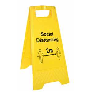 Social Distancing Floor Stand
