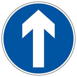 Multiple Direction Arrow Temporary Floor Sticker