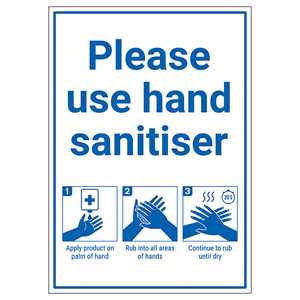 Please Use Hand Sanitiser
