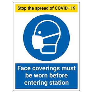 Stop The Spread Transport Signs