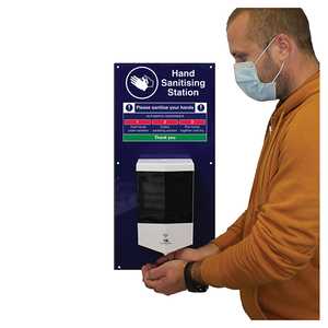 Hand Sanitising Automatic Dispenser Station