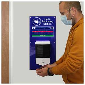 Hand Sanitising Automatic Dispenser Station