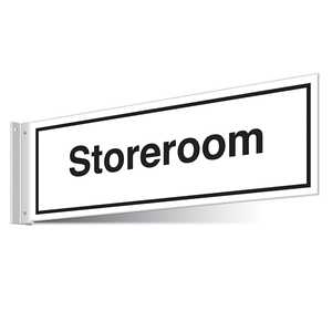 Storeroom Corridor Sign 
