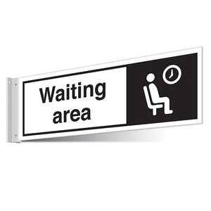 Waiting Area Corridor Sign 