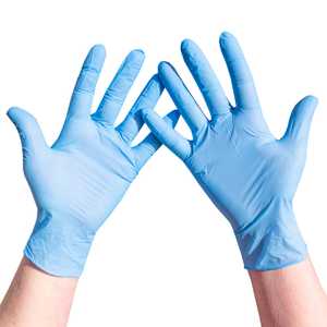 Superior Blue Powder Free Nitrile Gloves