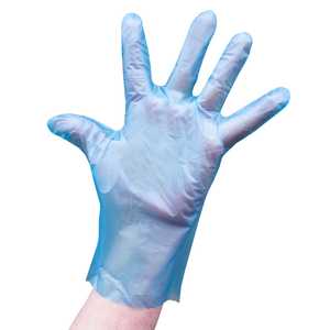 Blue TPEMAX&trade; Thermoplastic Disposable Gloves