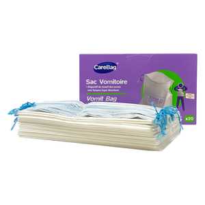 CareBag Vomit Bag with Super Absorbent Pad