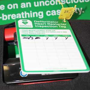 Defibrillator Inspection Tag Kit