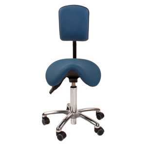 Bristol Maid Saddle Stool, Plus, Narrow Backrest
