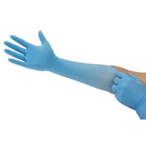 Ansell Microflex 93-243 Nitrile Glove Extended cuff