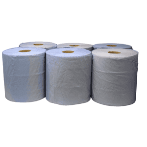 Centrefeed Rolls - 3ply - Flat Sheet - Blue