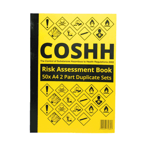 COSHH Risk Assessment Book + Safety Document Holder