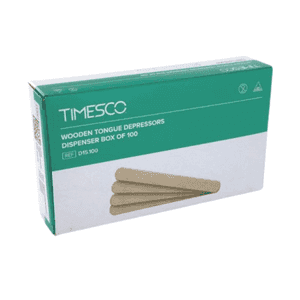 Timesco Wooden Tongue Depressors Smooth/Rounded - Non Sterile