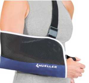 Mueller Blue Adjustable Arm Sling