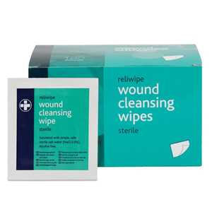 Alcohol Free Sterile Saline Cleansing Wipes