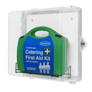 Clear Cabinet with 500ml Emergency Eye Wash Kit