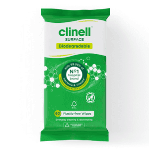 Clinell Universal Plastic-Free Biodegradable Wipes