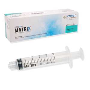 Lifelong Sterile 3PC Luer Lock Syringe, Concentric, Blister Pack