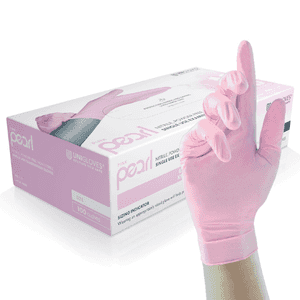 Unigloves Pink Pearl Nitrile Gloves