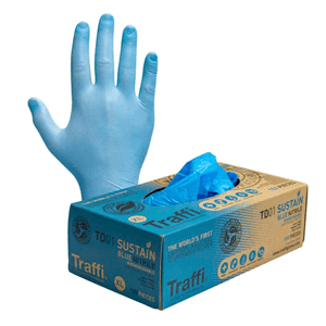 Traffi TD01 Sustain Nitrile Biodegradable Gloves