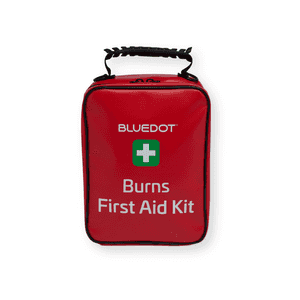 Blue Dot Burn Kit In Red PU Bag
