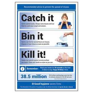 Catch It / Bin It / Kill It! Poster