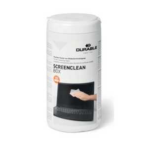 Durable Screenclean Cleaning Wipes - Tub