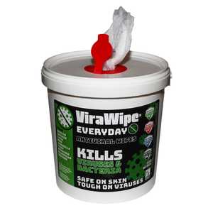 ViraWipe Everyday Antiviral Surface Wipes - Bucket