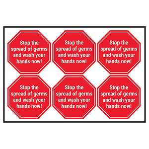 Stop The Spread Of Germs and Wash Your Hands Now!