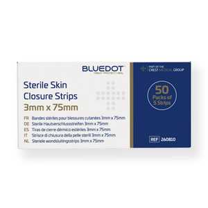 Blue Dot Skin Closure Strips