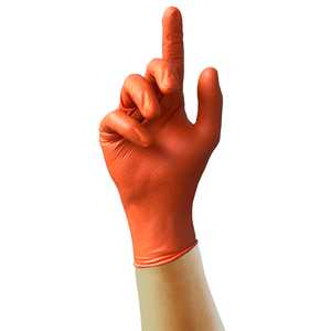 Unigloves Pro.Tect Orange HD Nitrile Gloves
