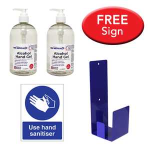 PBH Alcohol Sanitiser Bundle with Free Sign