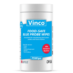 Vinco-FSWipe Food Processing Probe Wipes