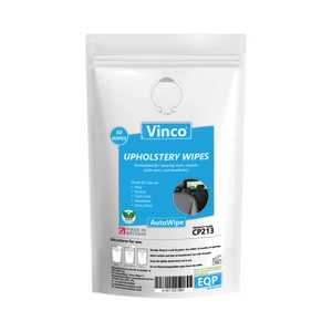 Vinco AutoWipe Upholstery Biodegradable Wipes