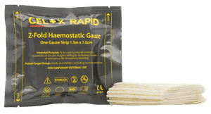 Celox™ Rapid 5’ Z-Fold Gauze