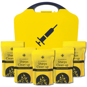 Biohazard Sharps Clean-Up Kit