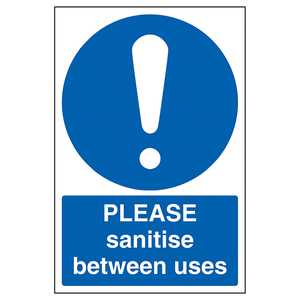 Please Sanitise Between Uses