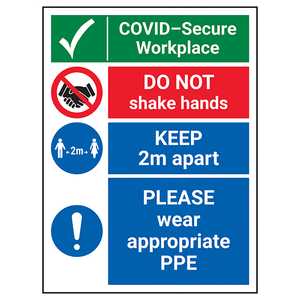 COVID-Secure Workplace - Appropriate PPE