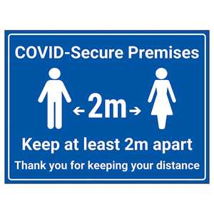 COVID-Secure Premises - 2m - Keep At Least 2m Apart