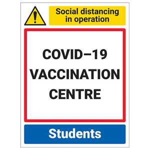 COVID-19 Vaccination Centre - Students