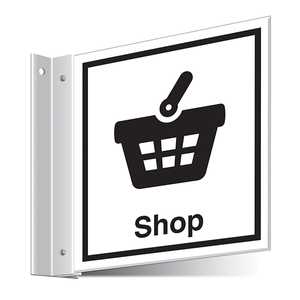 Shop Corridor Sign - Landscape