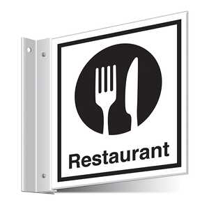 Restaurant Corridor Sign 