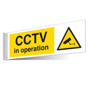 CCTV In Operation Corridor Sign - Landscape