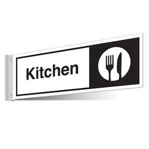 Kitchen Corridor Sign - Landscape