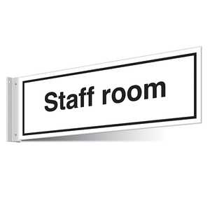 Staff Room Corridor Sign 