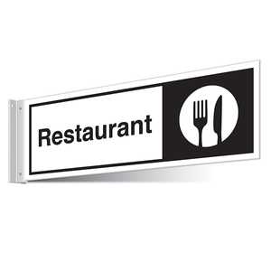 Restaurant Corridor Sign - Landscape