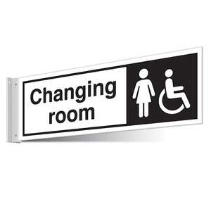 Female/Disabled Changing Room Corridor Sign 
